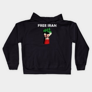 Free iran  Support Freedom For The Iranian Pepole T-Shirt Kids Hoodie